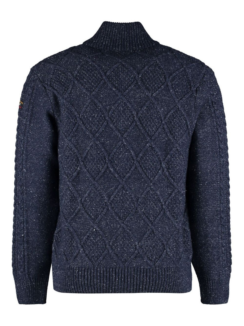 Paul & Shark cable-knit cardigan outlook