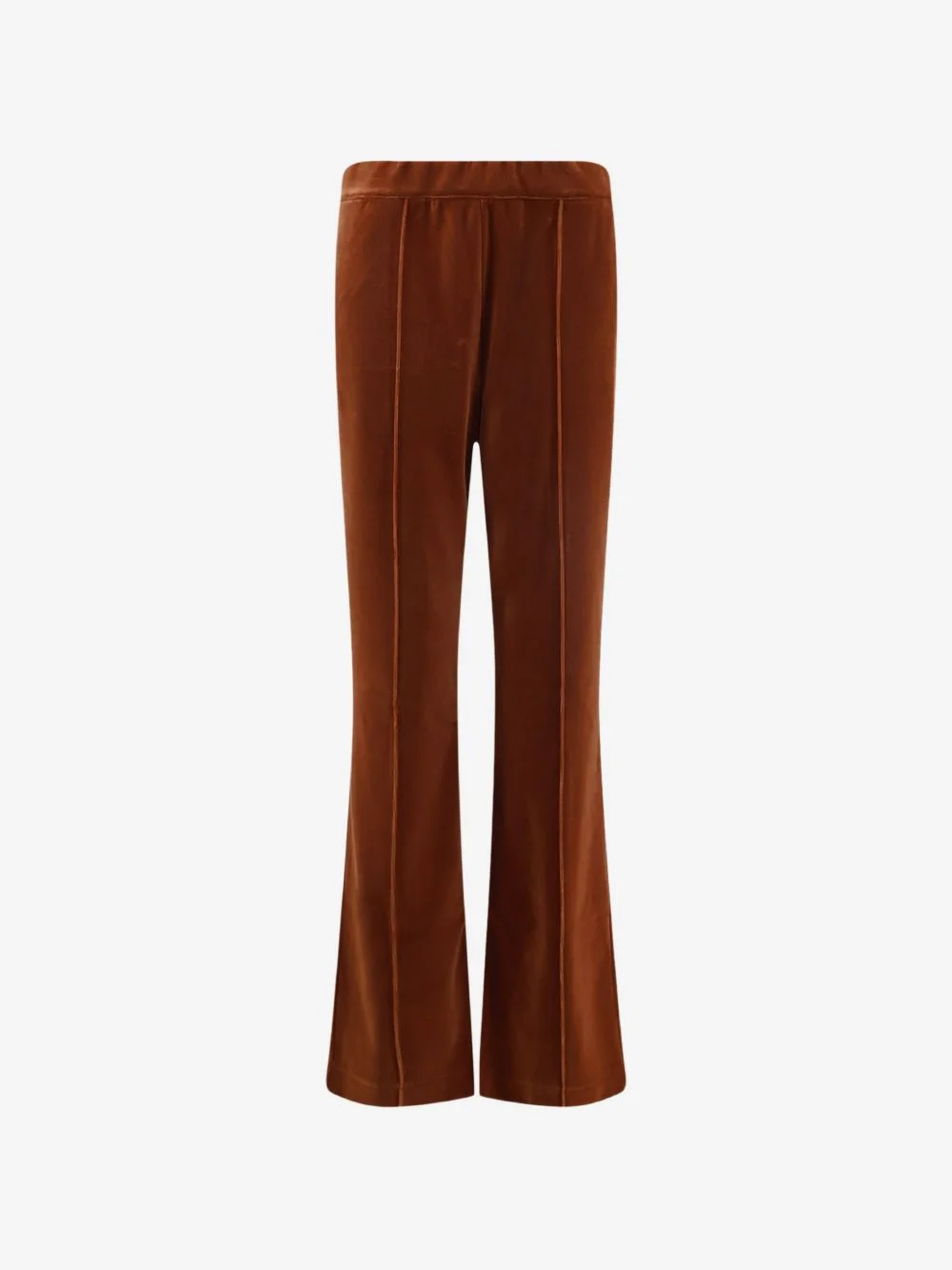 velvet-effect track pants - 1