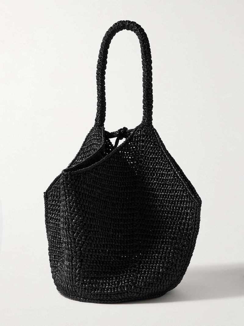 Lotus medium raffia tote 3
