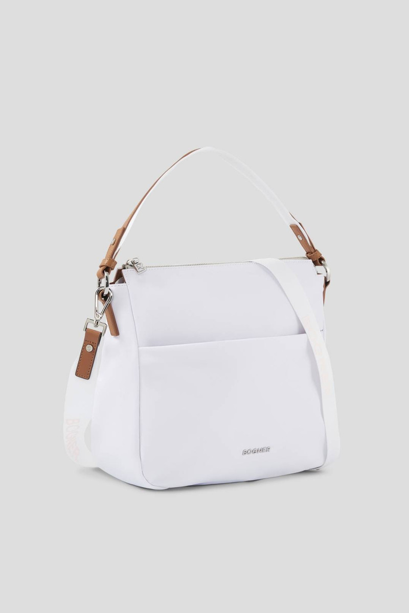 BOGNER KLOSTERS ISALIE HOBO BAG IN WHITE outlook