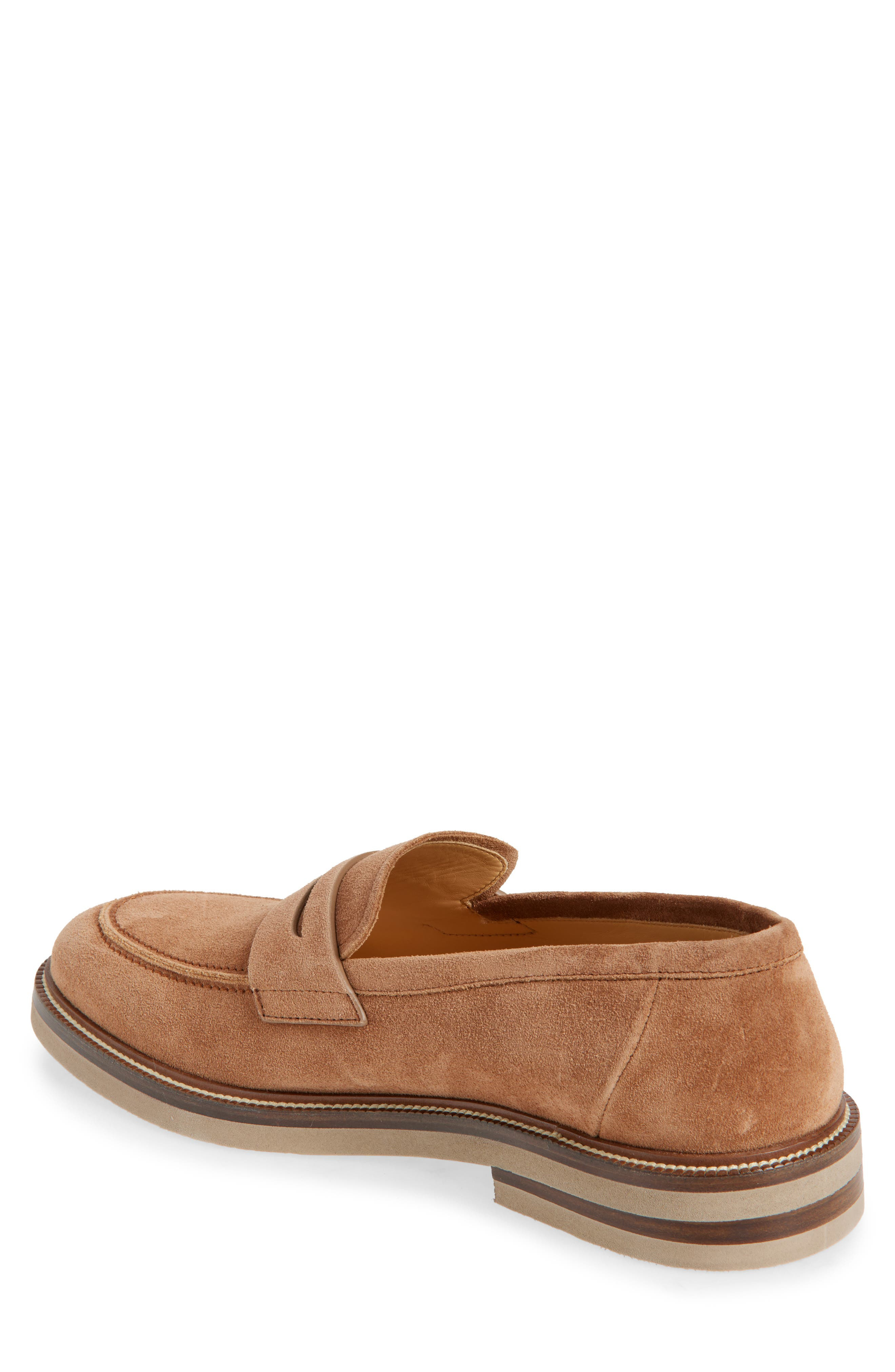 Brunello Cucinelli Penny Loafer in Nut at Nordstrom - 2