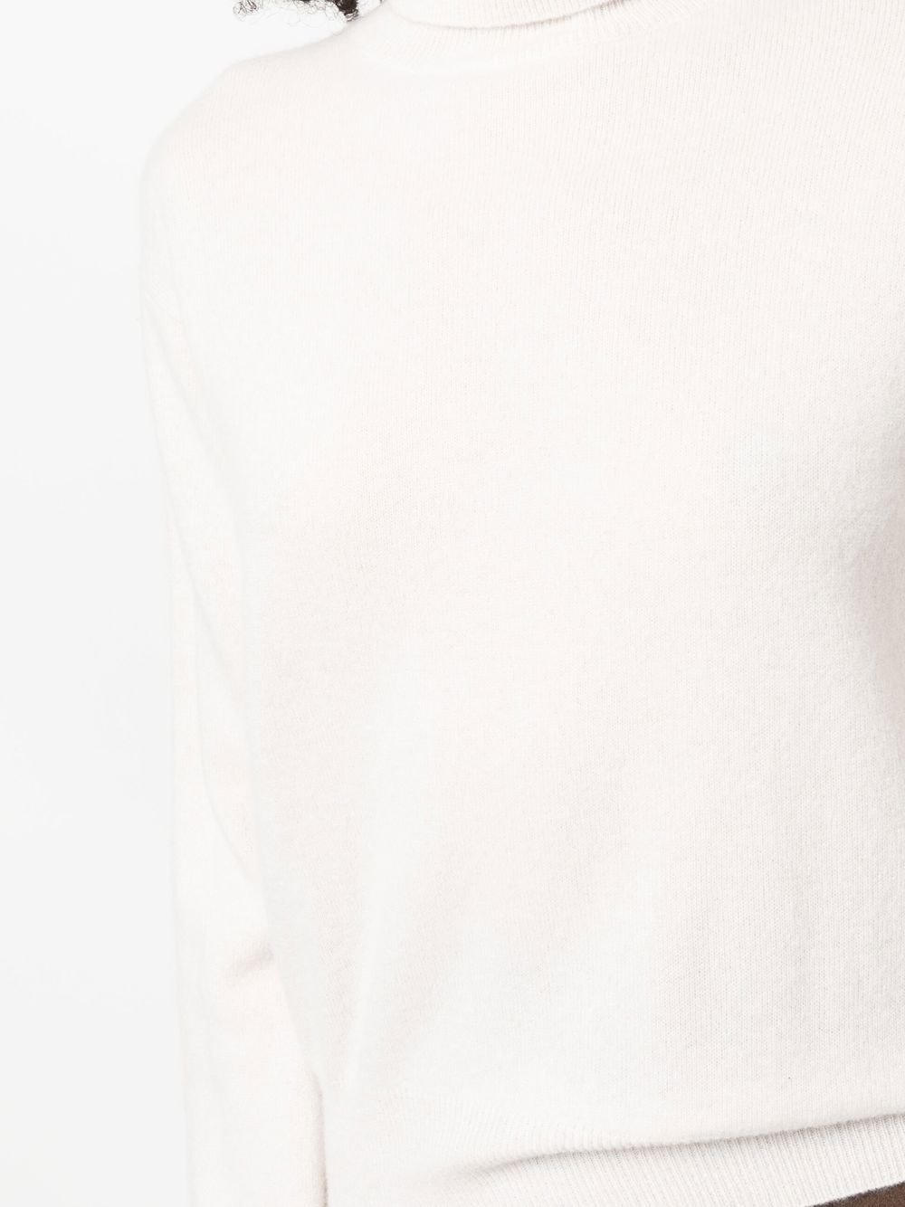 high-neck cashmere jumper - 5