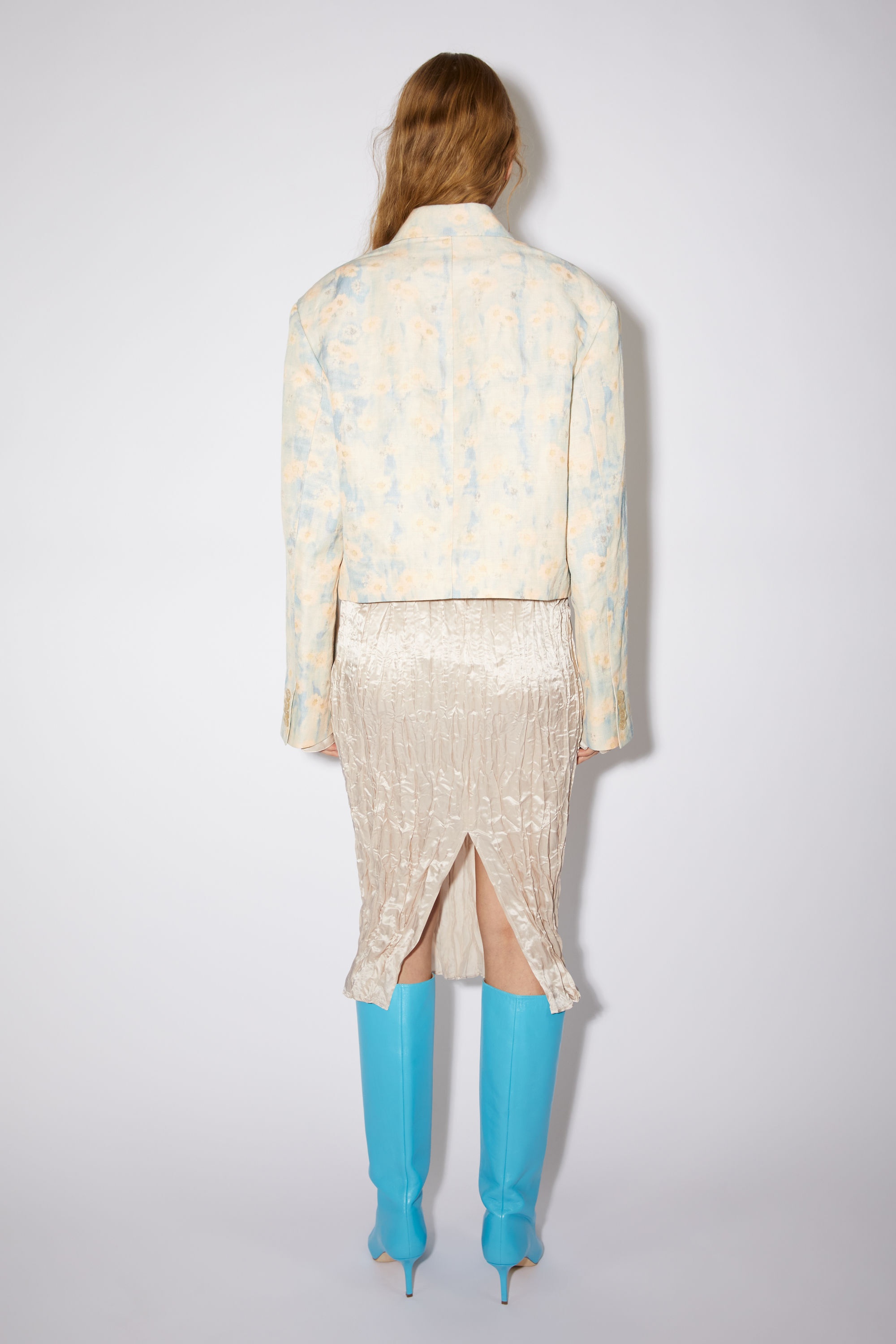 Double-breasted jacket - Light blue - 3