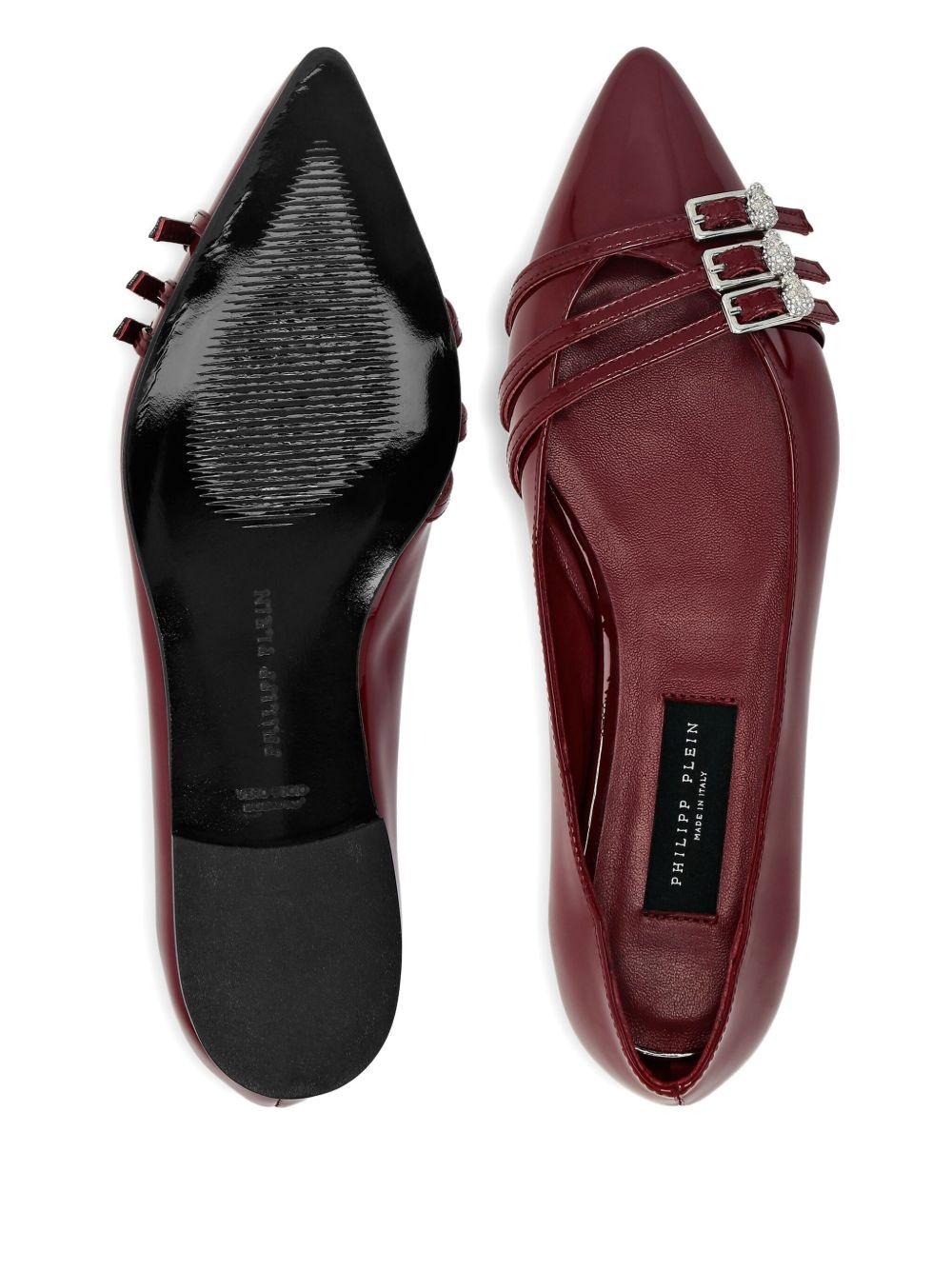 Skull-embellished ballet flats - 3