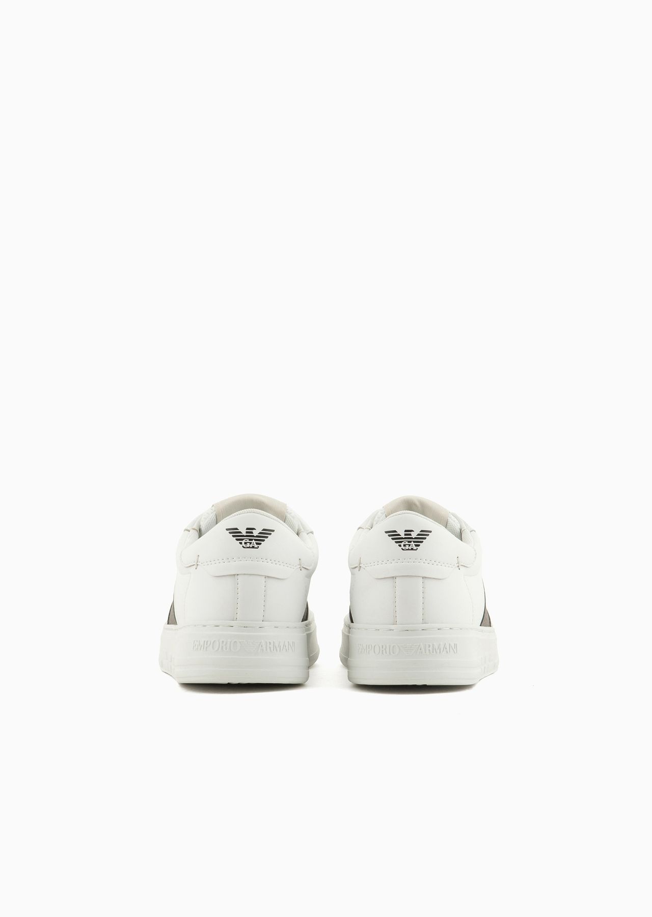 Leather sneakers with logo detail - 4