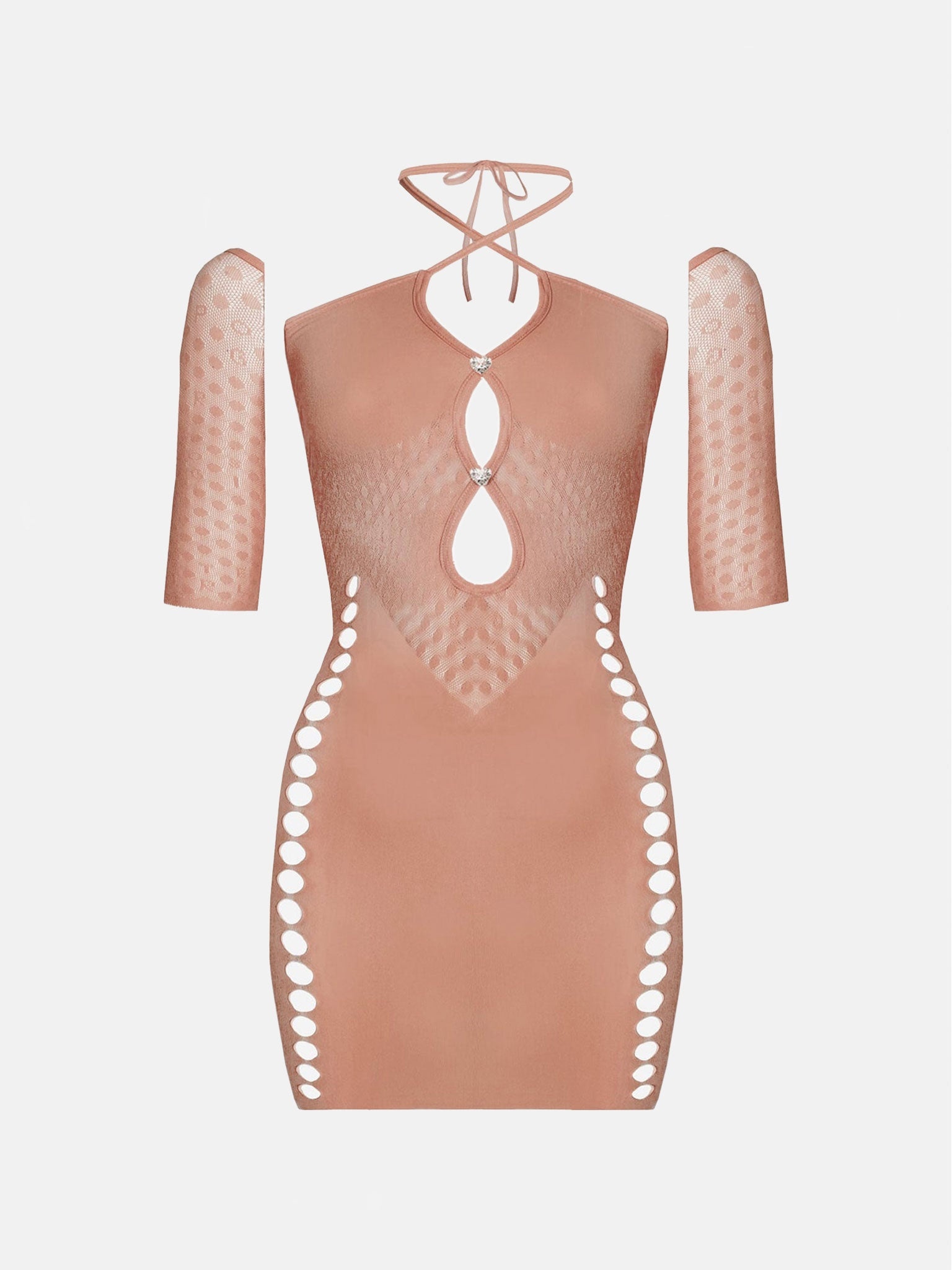JANNA DRESS LATTE - 1