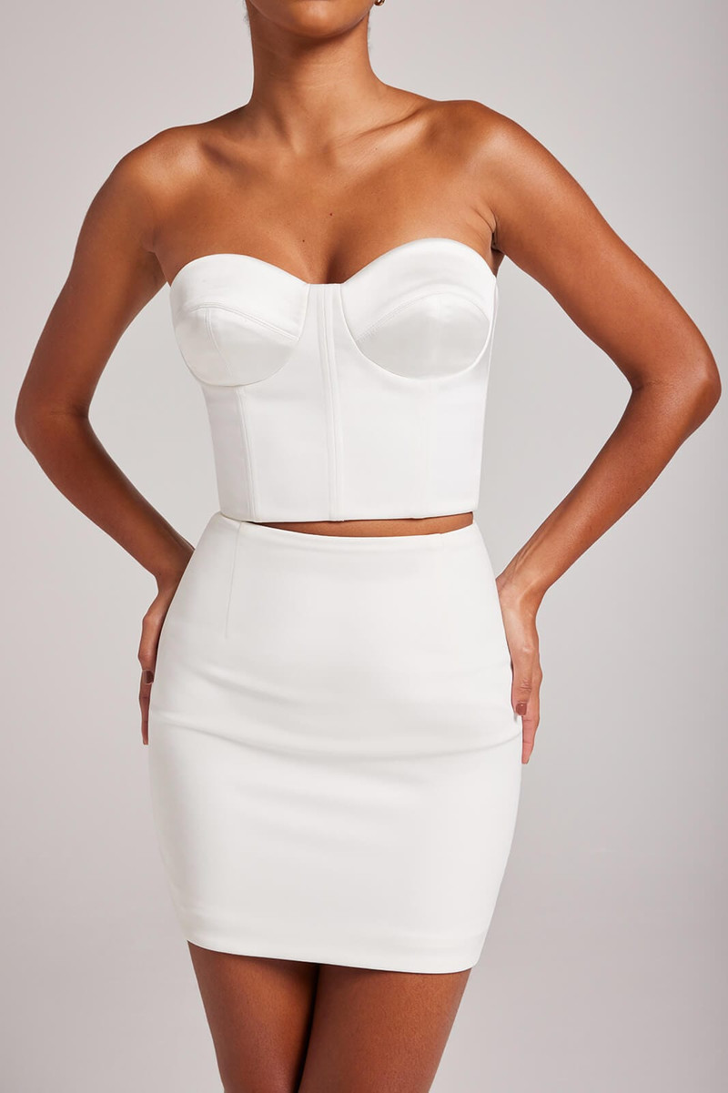 Ella White Corset Top 4
