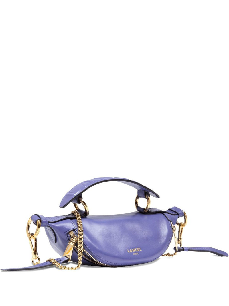 mini Origami curved leather crossbody bag 1