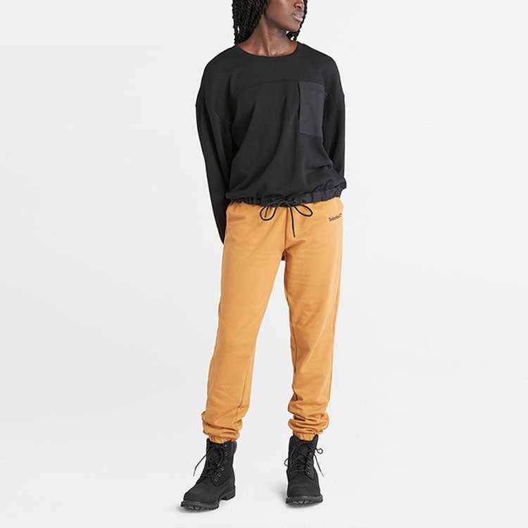 (WMNS) Timberland Bold Beginnings Mix Media Creneck Sweater 'Black' A6AA5-001 - 3