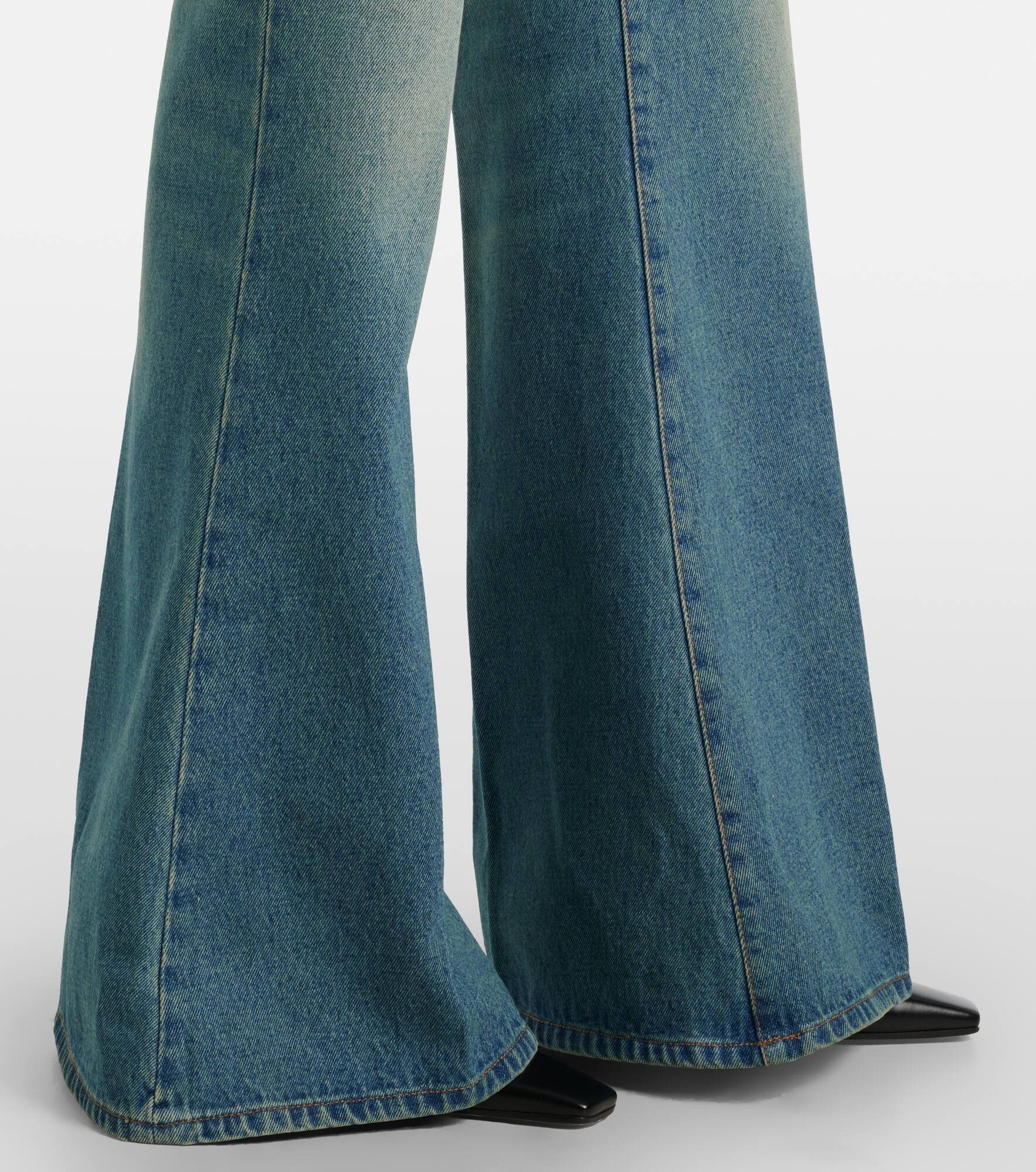 High-rise flared jeans - 5