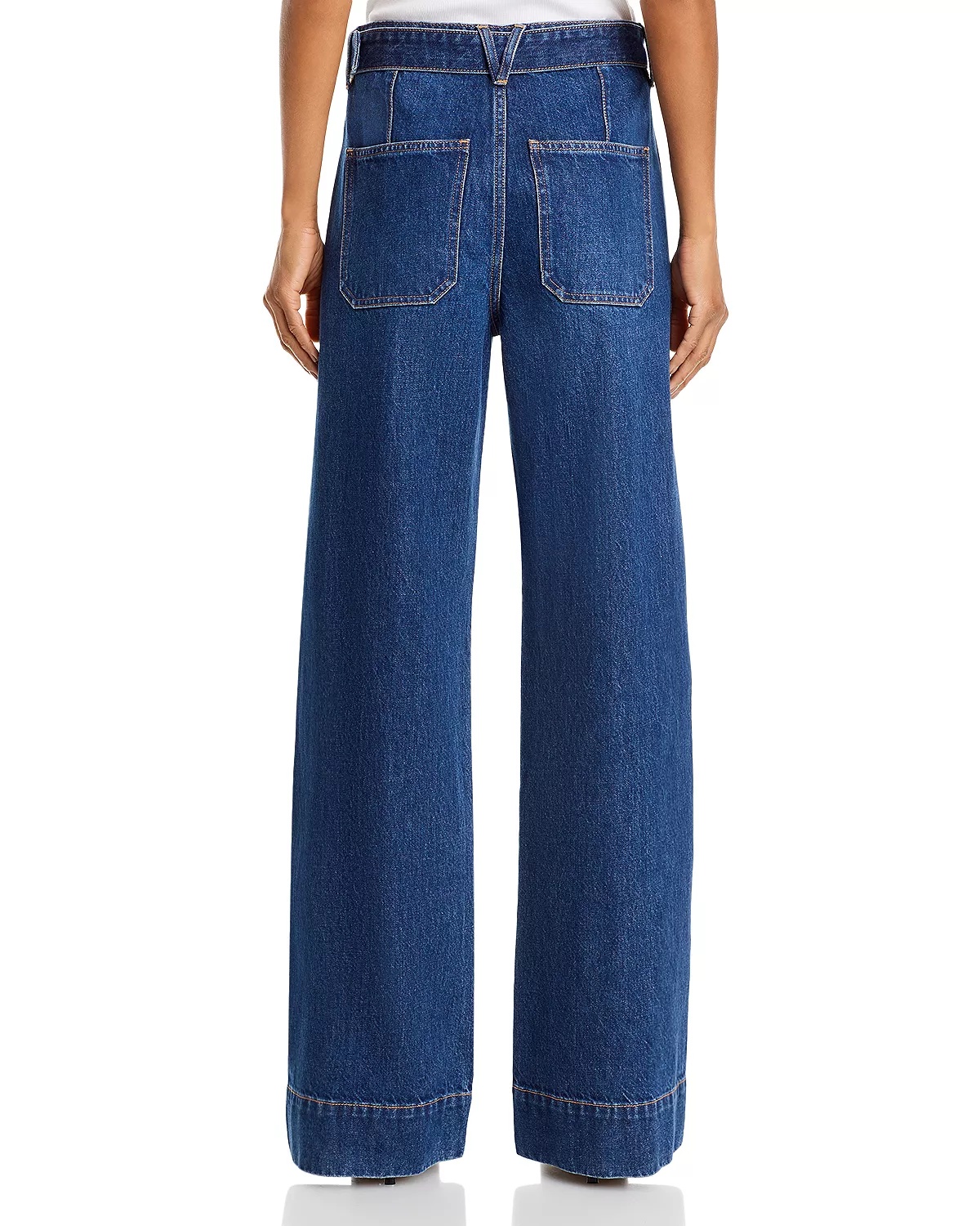 Taylor High Rise Wide Leg Jeans in Dusted Oxford - 3