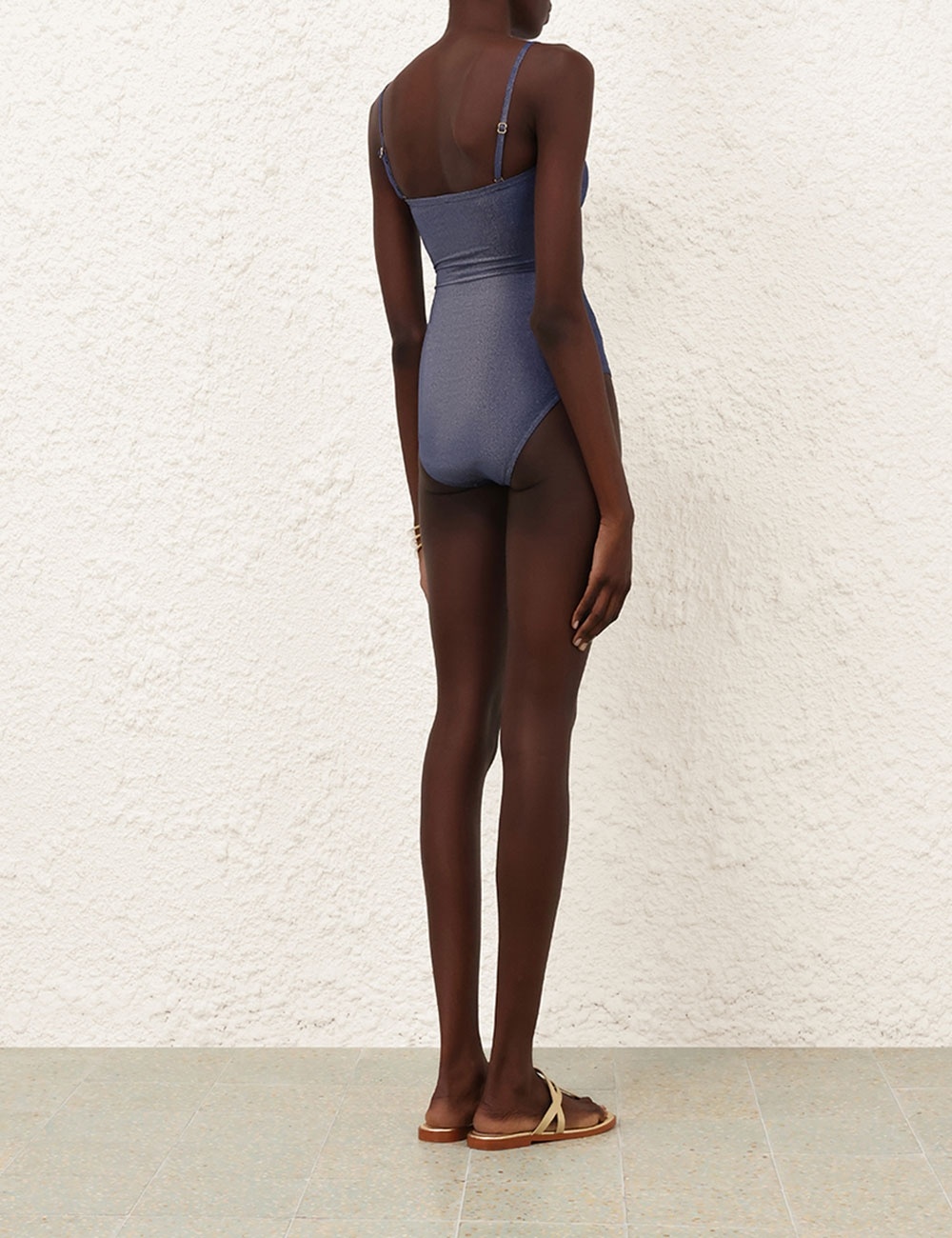 Zimmermann OTTIE METALLIC KNOT 1PC | REVERSIBLE