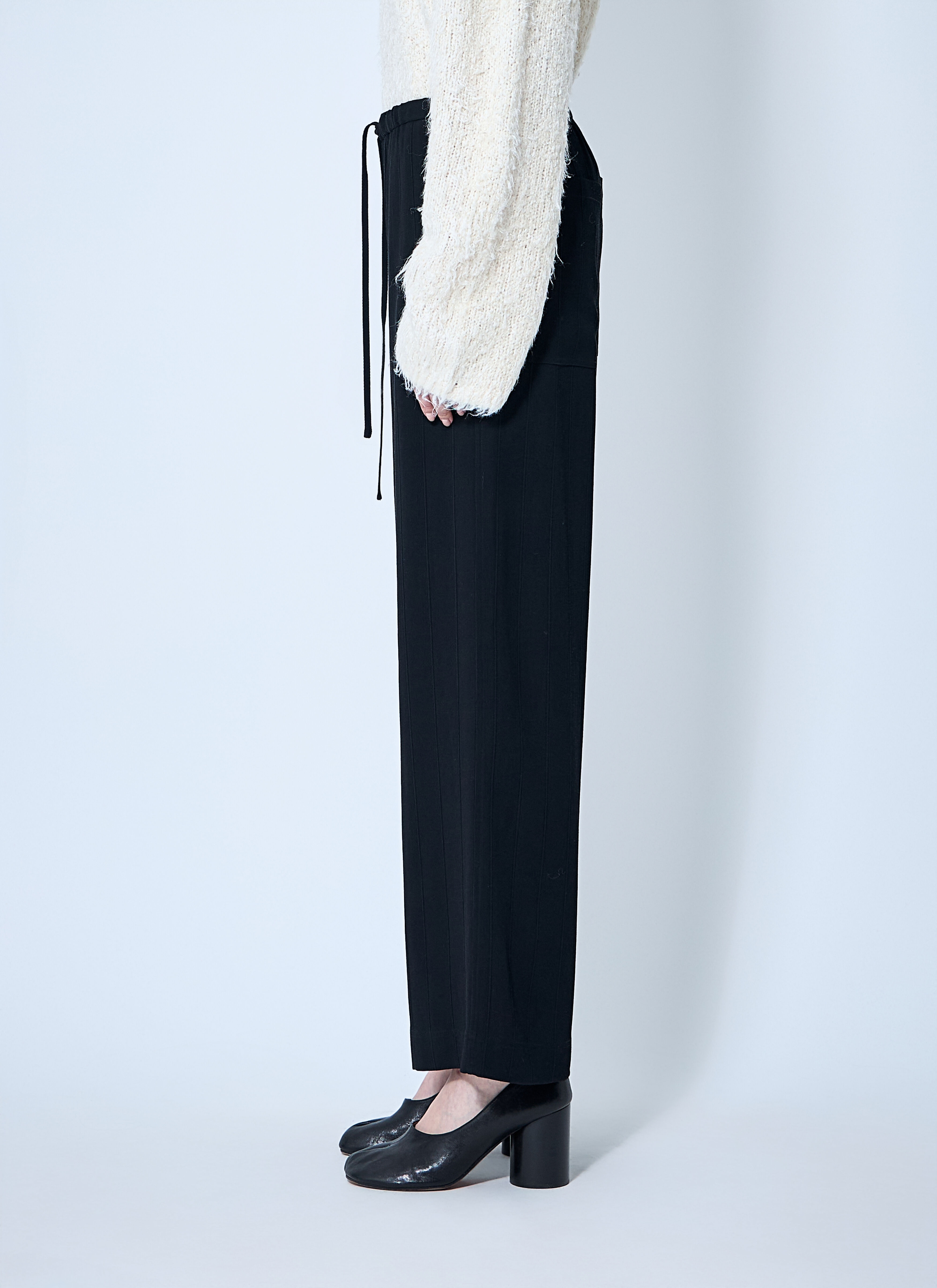 Woven Drawstring Pants - 3