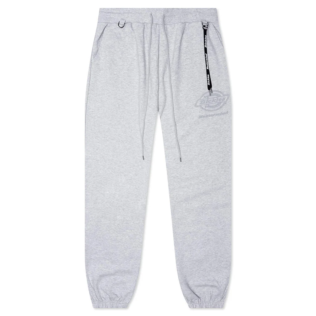 DICKIES X MASTERMIND JAPAN SWEAT PANTS - TOP GREY - 1