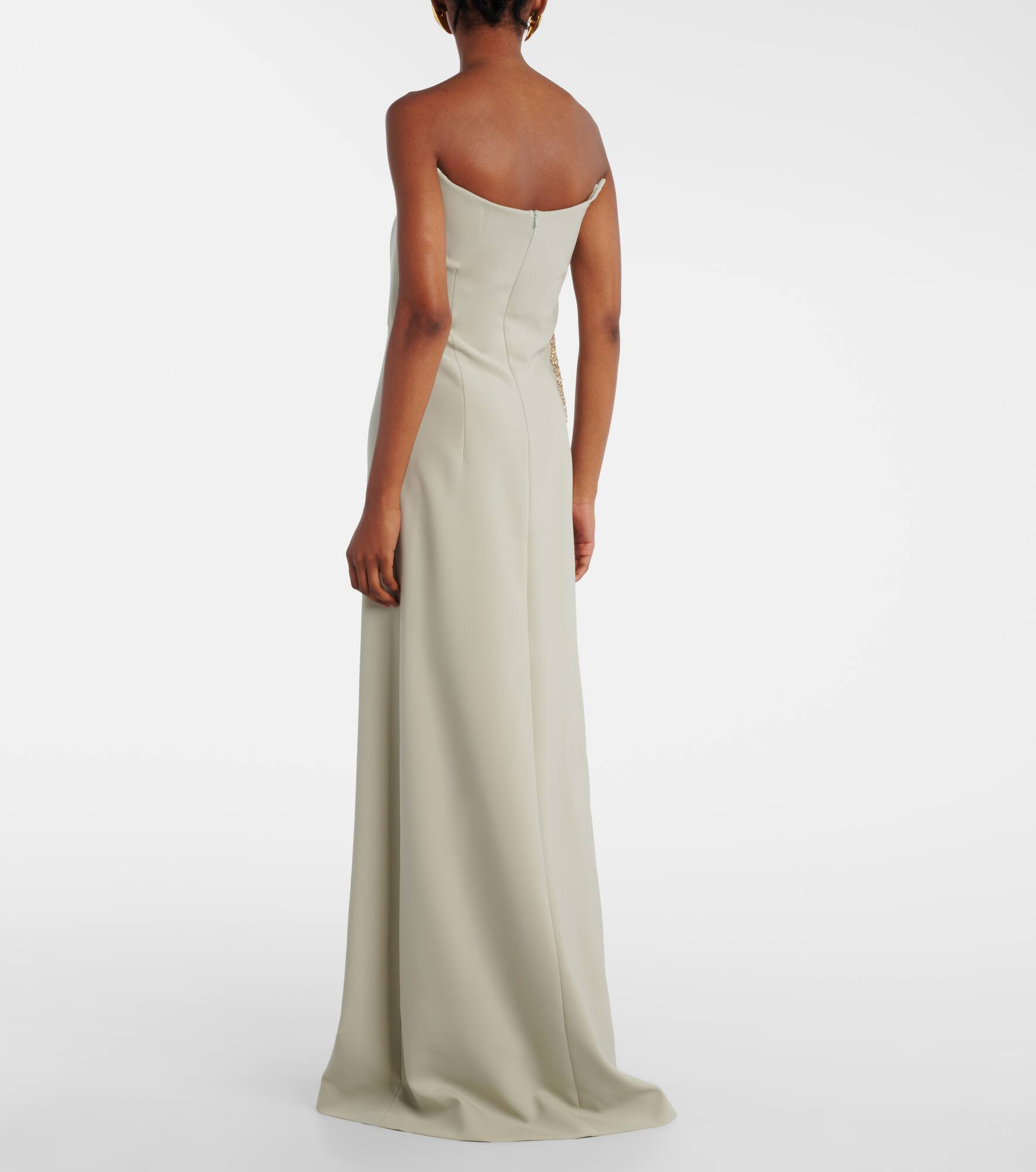 Faranna embellished crêpe gown - 3