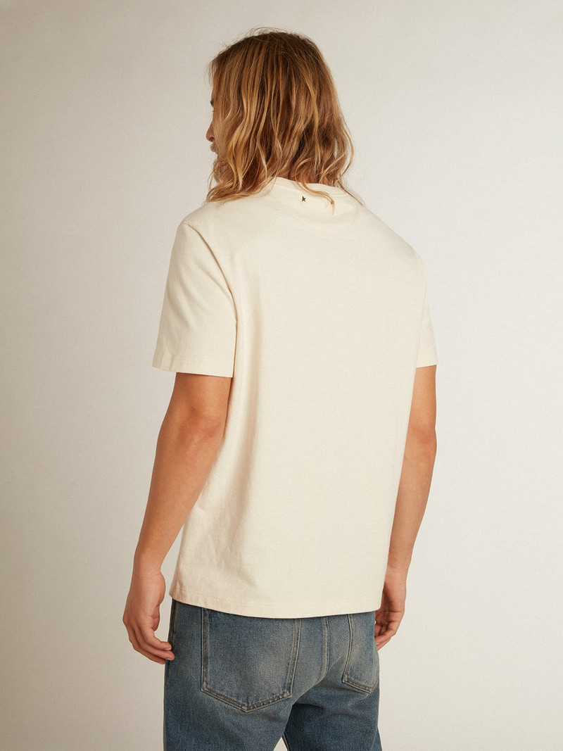 Men’s heritage white T-shirt with CNY logo 5