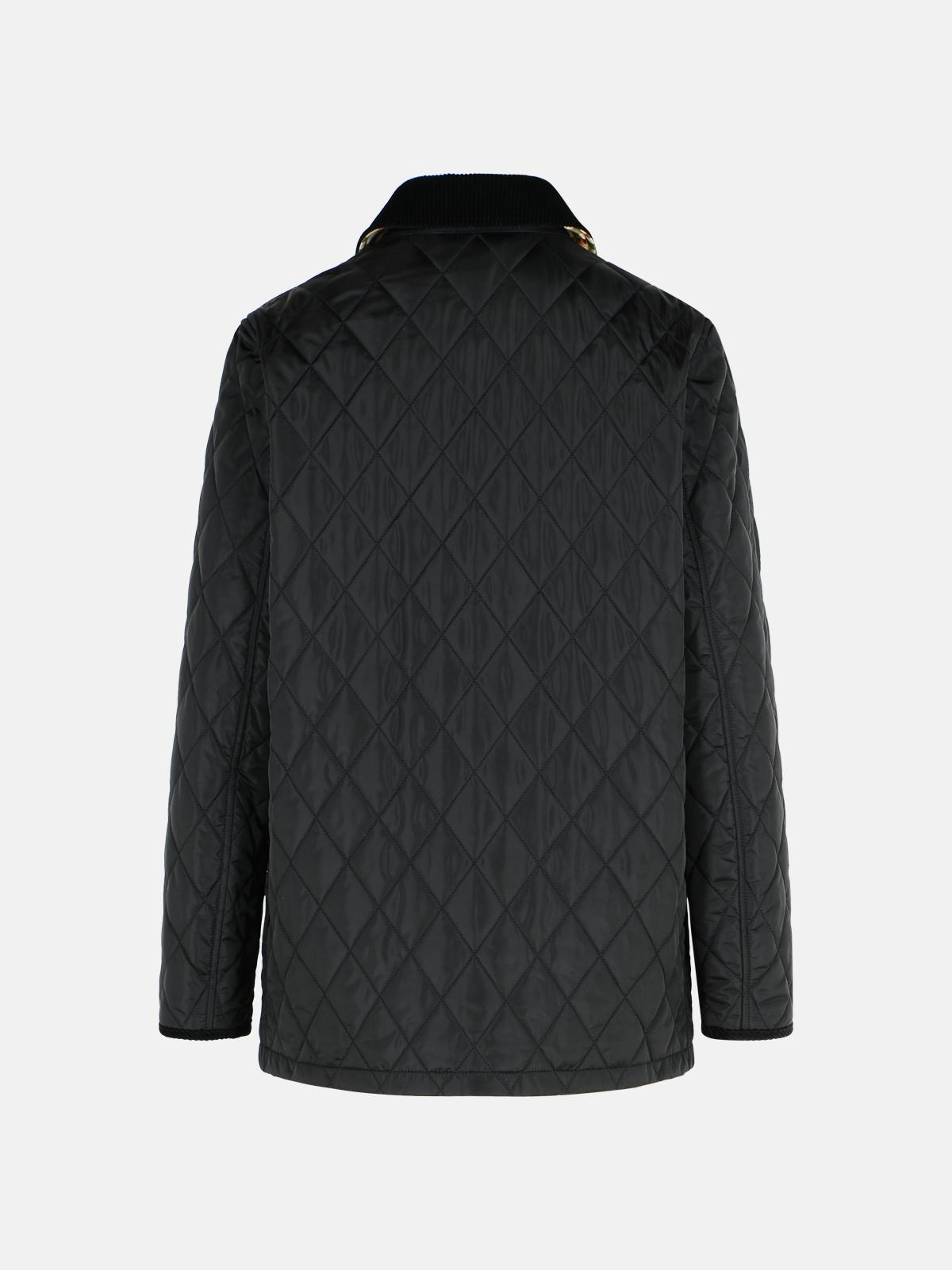 'BROADWAY' BLACK POLYAMIDE JACKET - 3