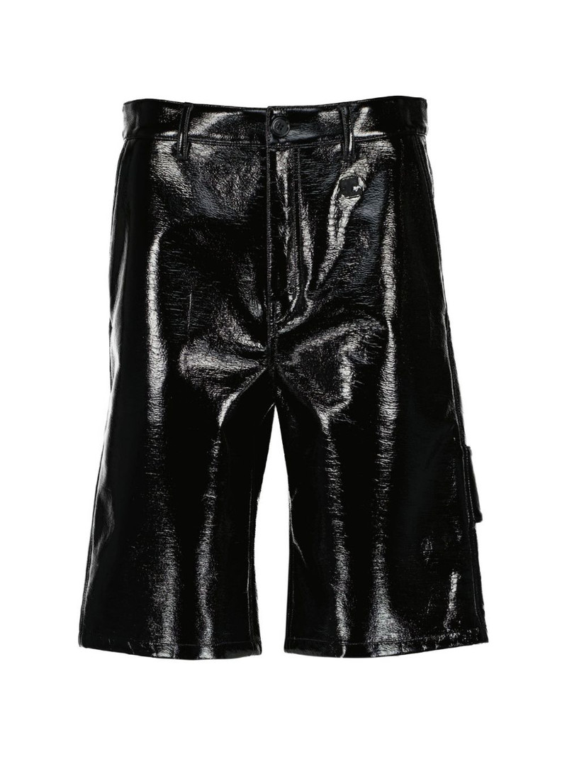 logo-embroidered hammer shorts 1