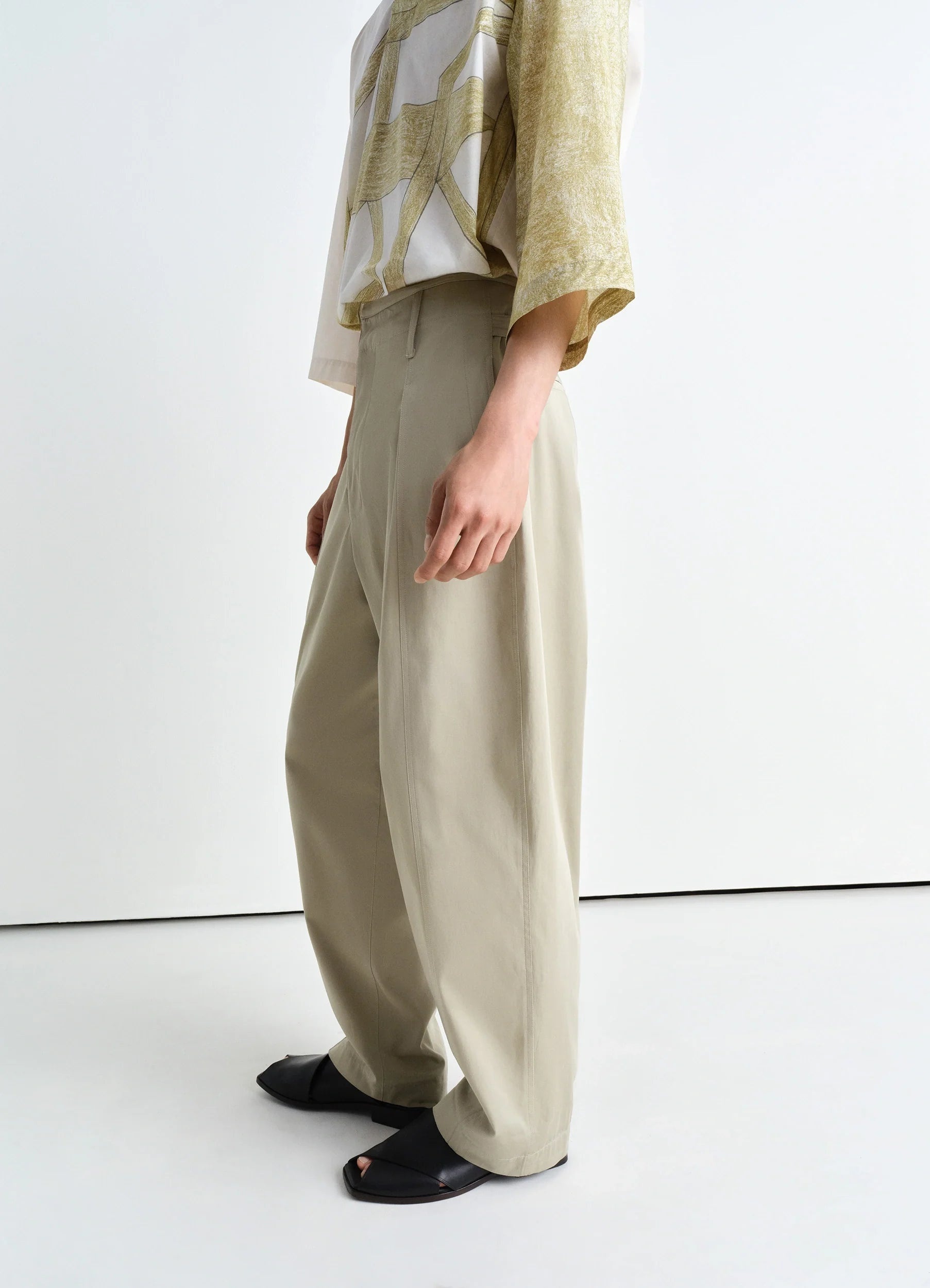 MAXI PLEATED PANTS - 5