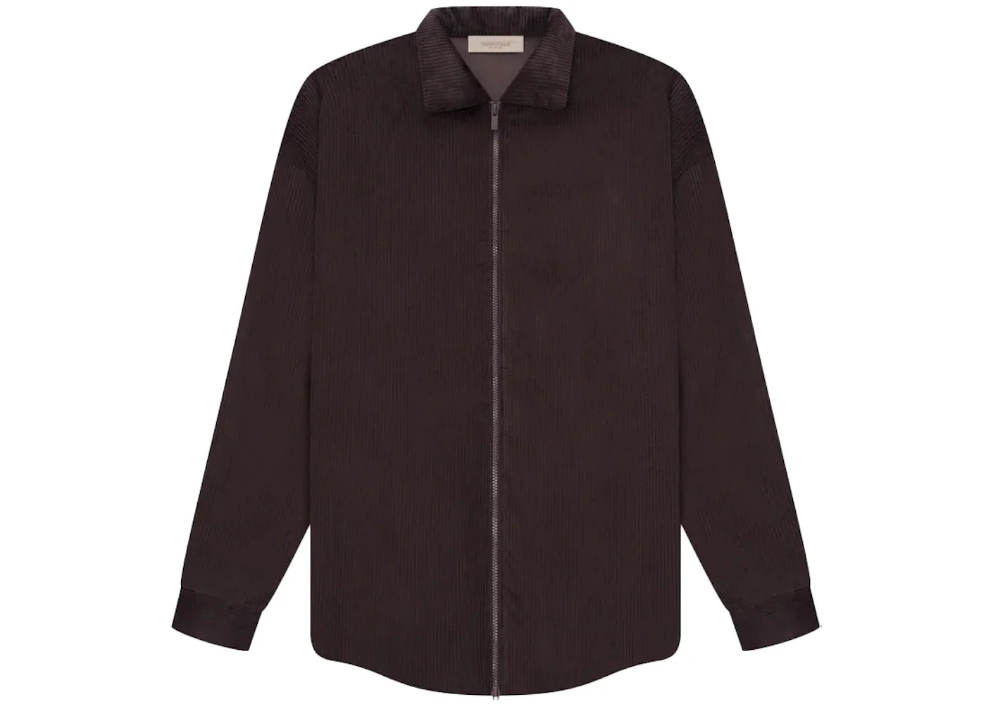 Fear of God Essentials Corduroy Shirt Jacket Plum - 1