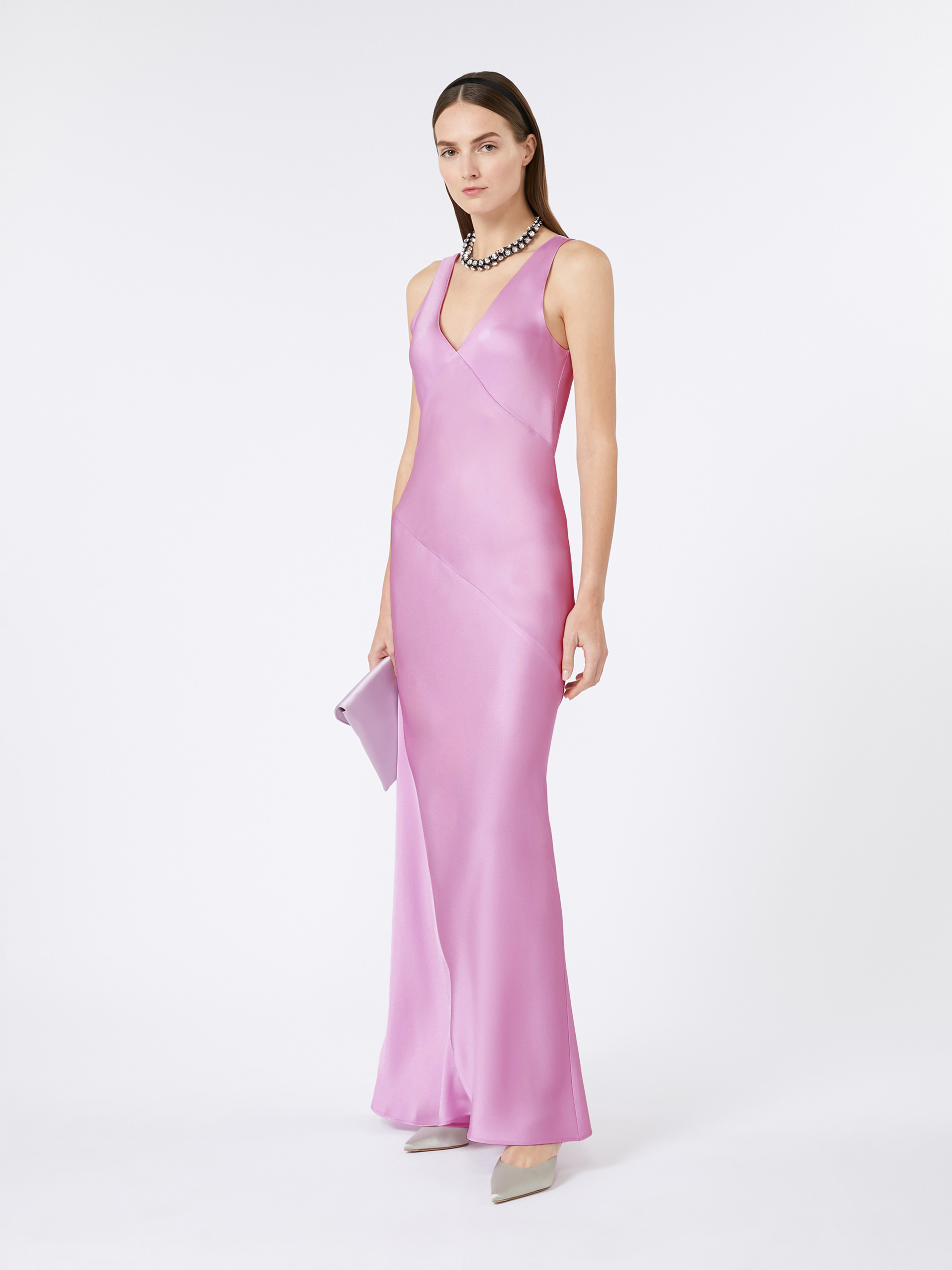PILLY Envers satin slip dress - 2