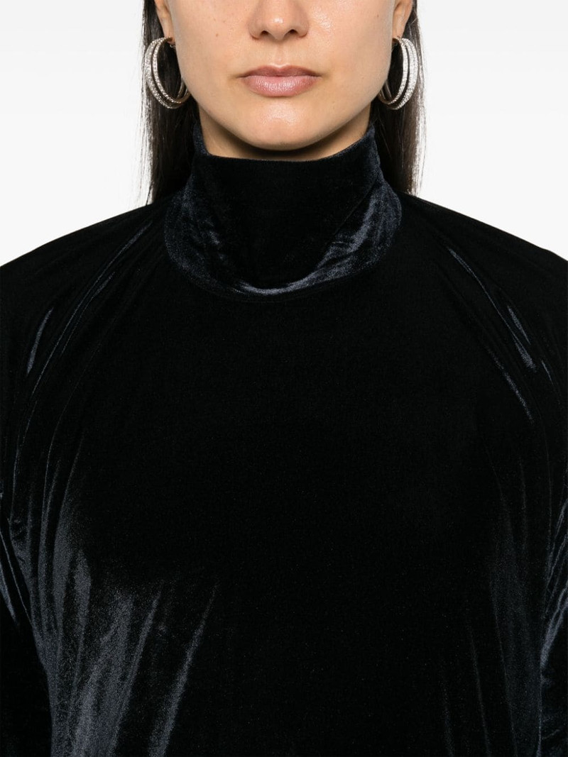 velour high-neck top 5