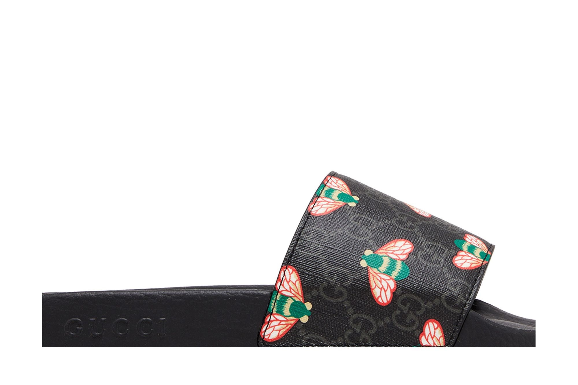 Gucci GG Supreme Slide 'Bee Print' - 2