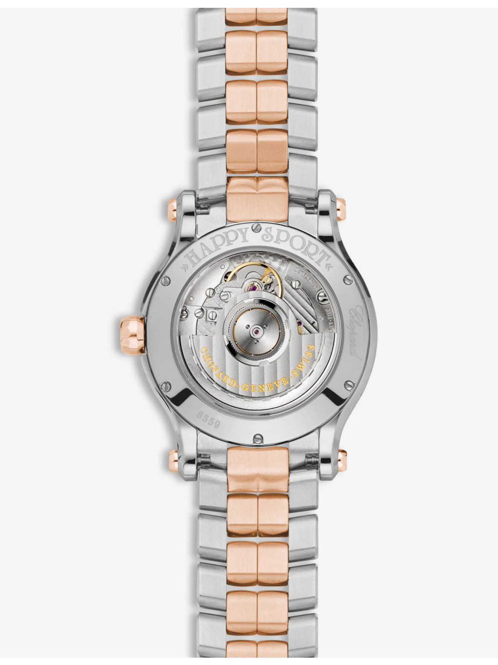 278559-6009 Happy Sport 18ct rose gold, stainless-steel and 0.35ct diamond self-winding mechanical w - 4