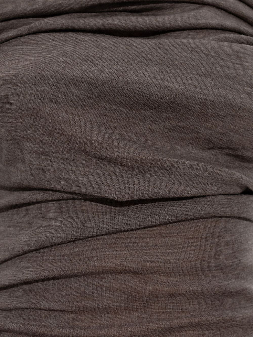 cowl-neck draped dress - 4