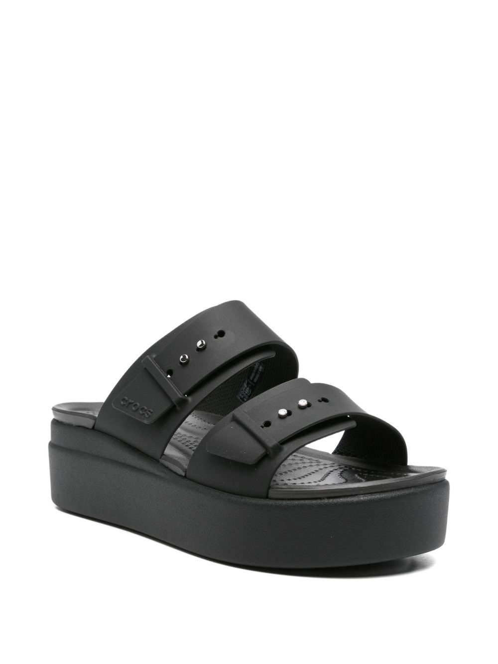 Brooklyn platform double-buckle sandals - 2