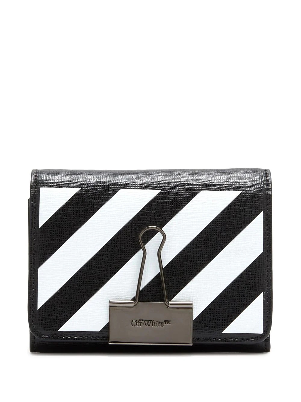 Diag-stripe foldover wallet - 1