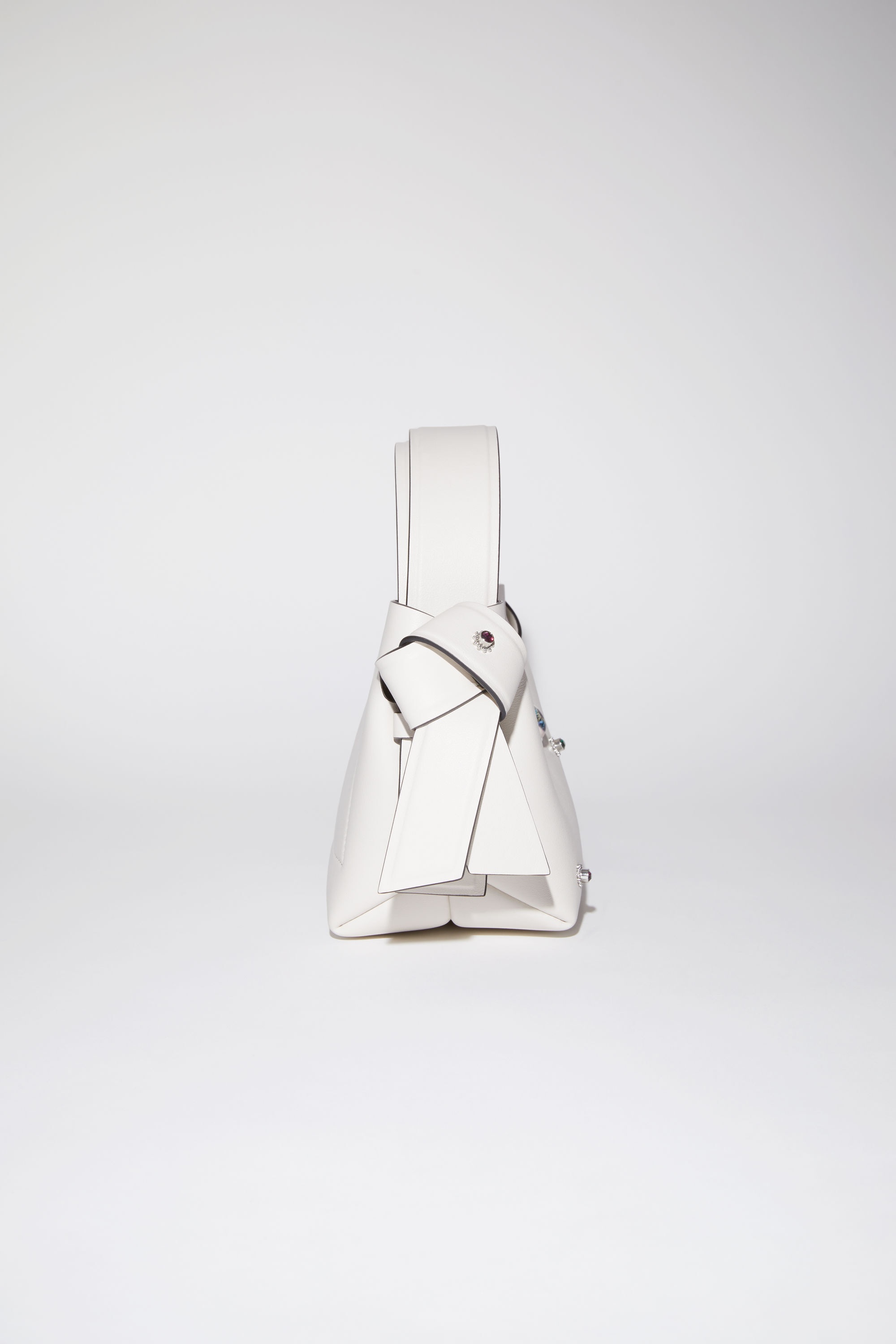 Musubi micro tote - White/black - 4