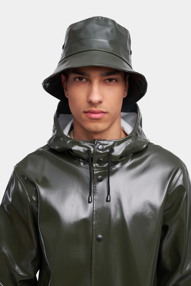 Stutterheim Beckholmen Opal Bucket Hat Green outlook