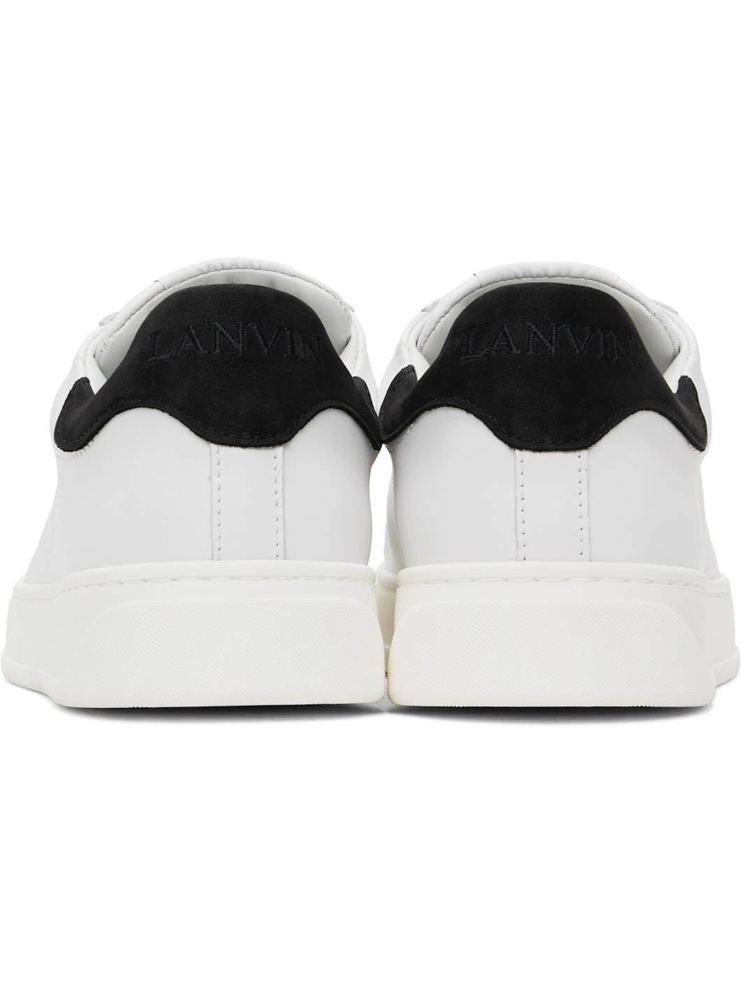 White DDB0 Leather & Suede Sneakers - 2