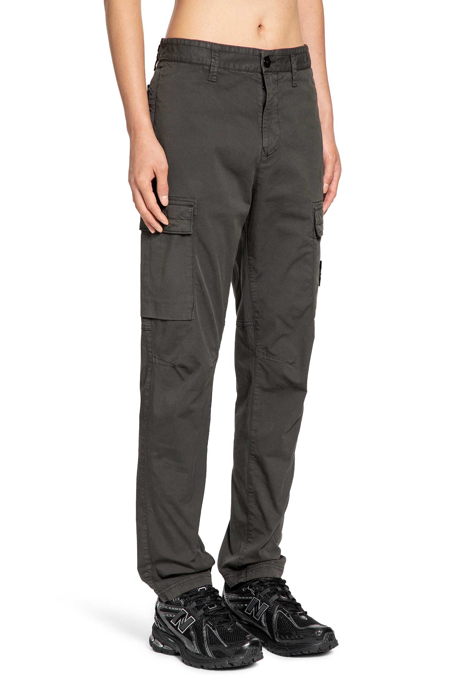 Stone Island Man Grey Trousers - 2
