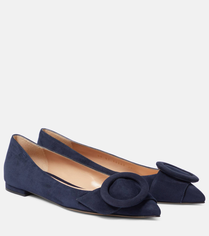 Camden suede 발레 플랫 - 1