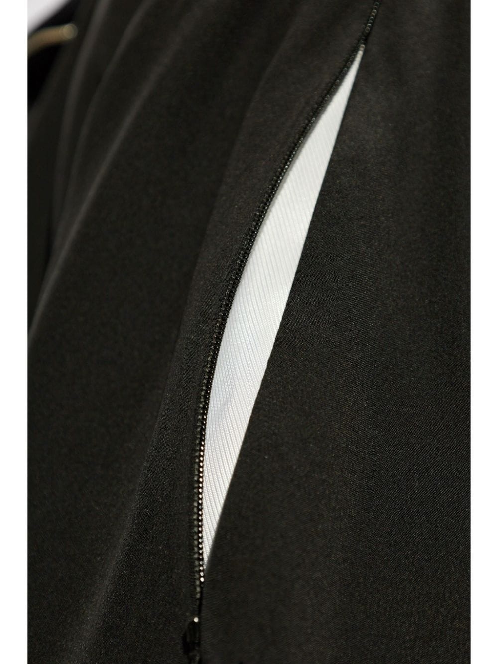 layered silk bomber jacket - 5