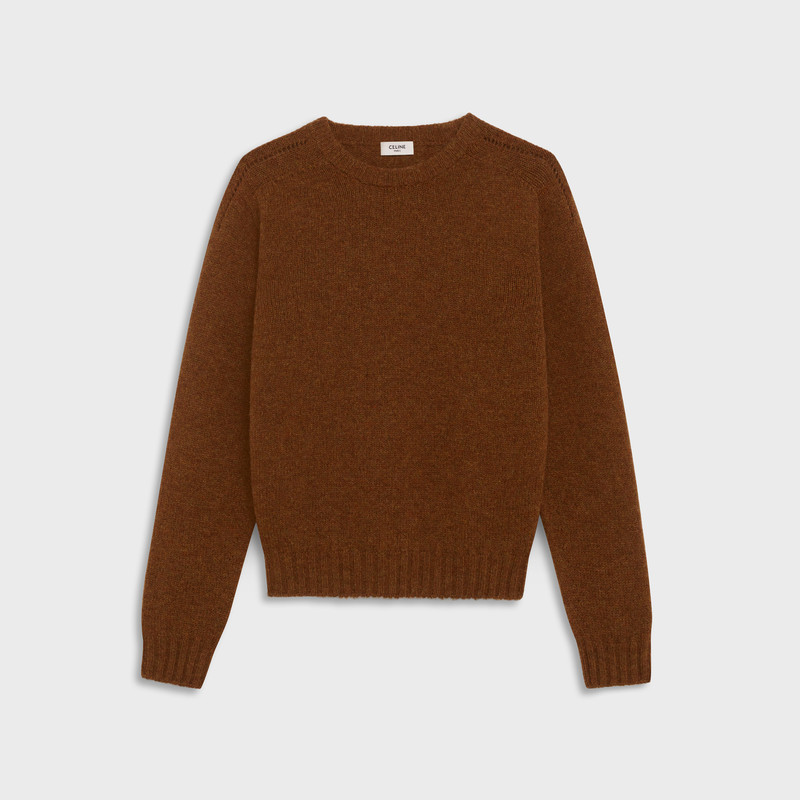 CREW NECK SWEATER IN ICONIC SHETLAND 1