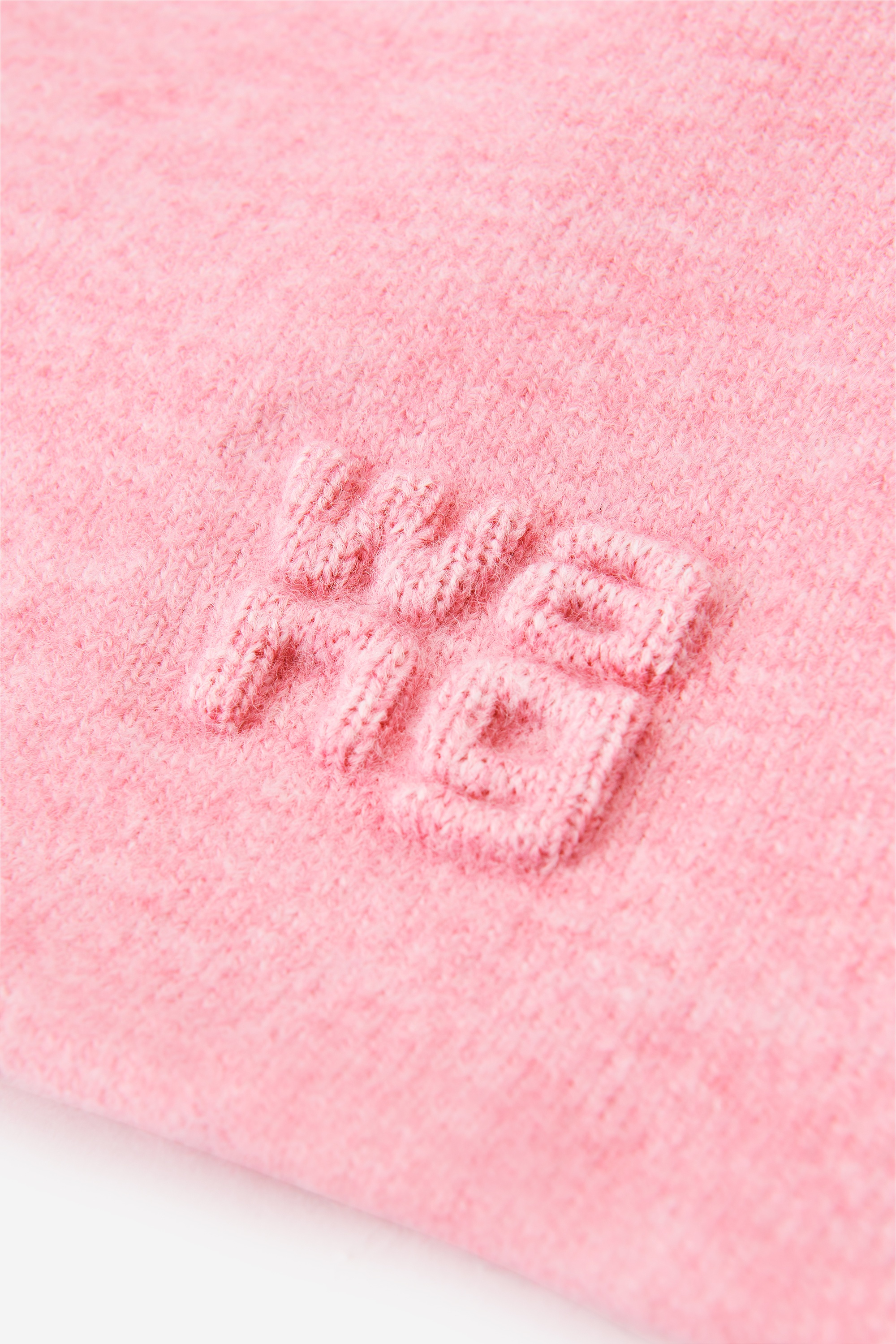 logo scarf in soft stretch wool - 4