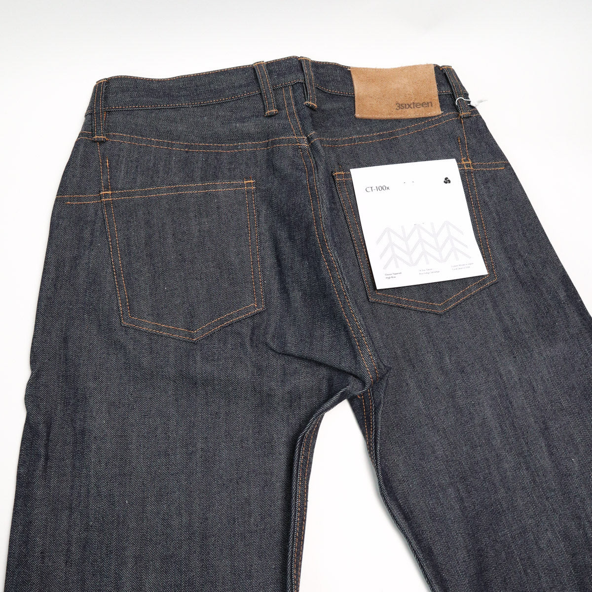 CT-100x Classic Taper Indigo Selvedge Denim - 2