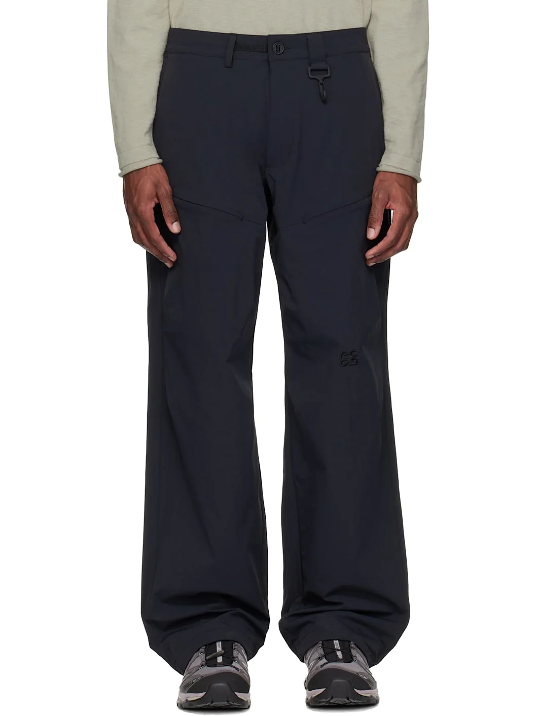Black SS.WR Reyes Cargo Pants - 1