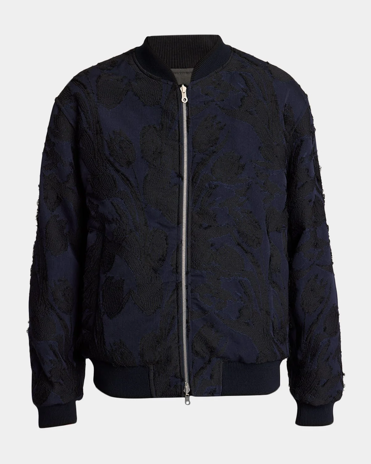 Men's Volker Floral-Embroidered Bomber Jacket - 1