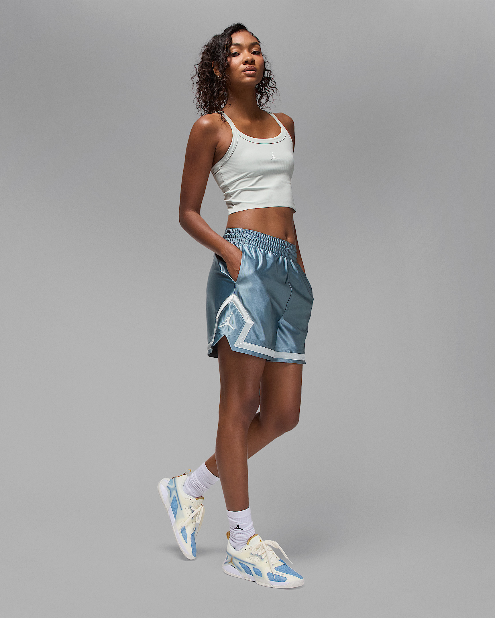 Jordan Heir Series "Denim and Gold" Women's Basketball Shoes - 10