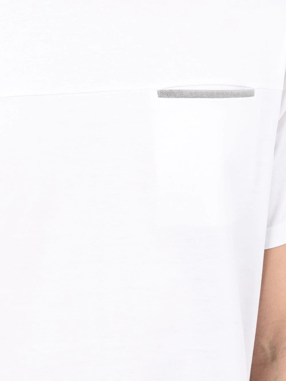 contrast-trim short-sleeve T-shirt - 5