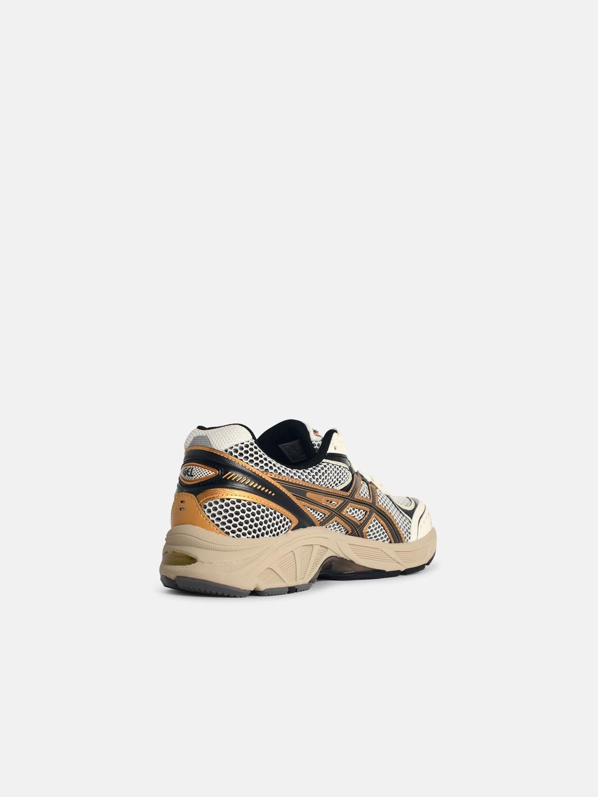 '2160' CREAM/PURE GOLD MESH SNEAKERS - 3