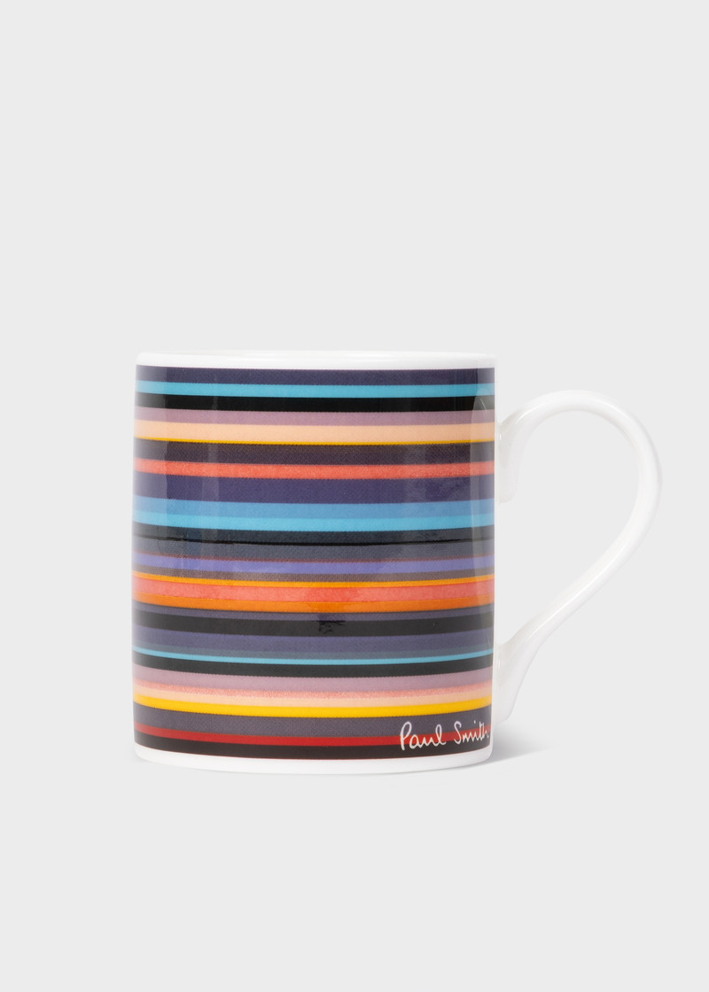 Horizontal Stripe Bone China Mug 1