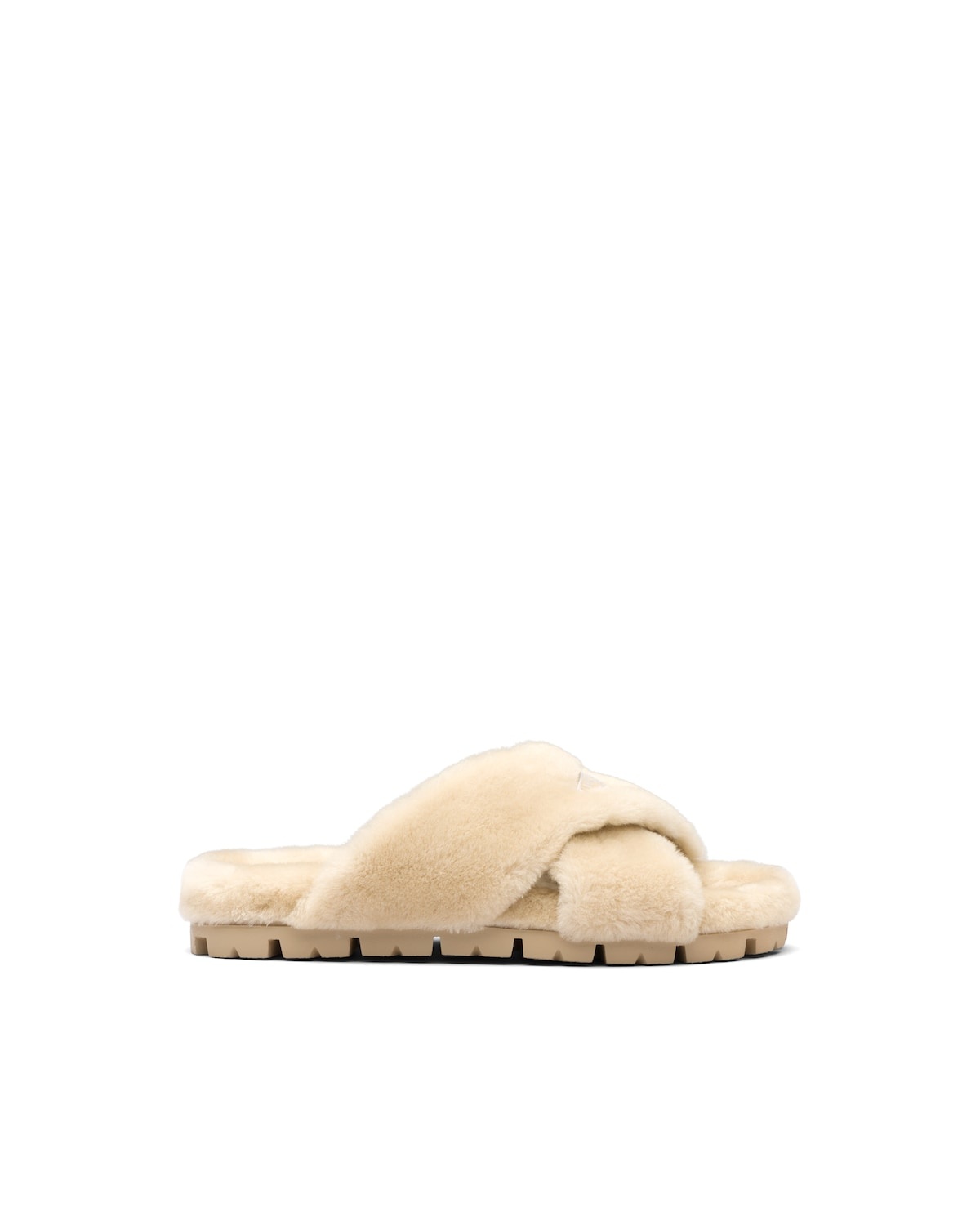 Shearling sandals - 1