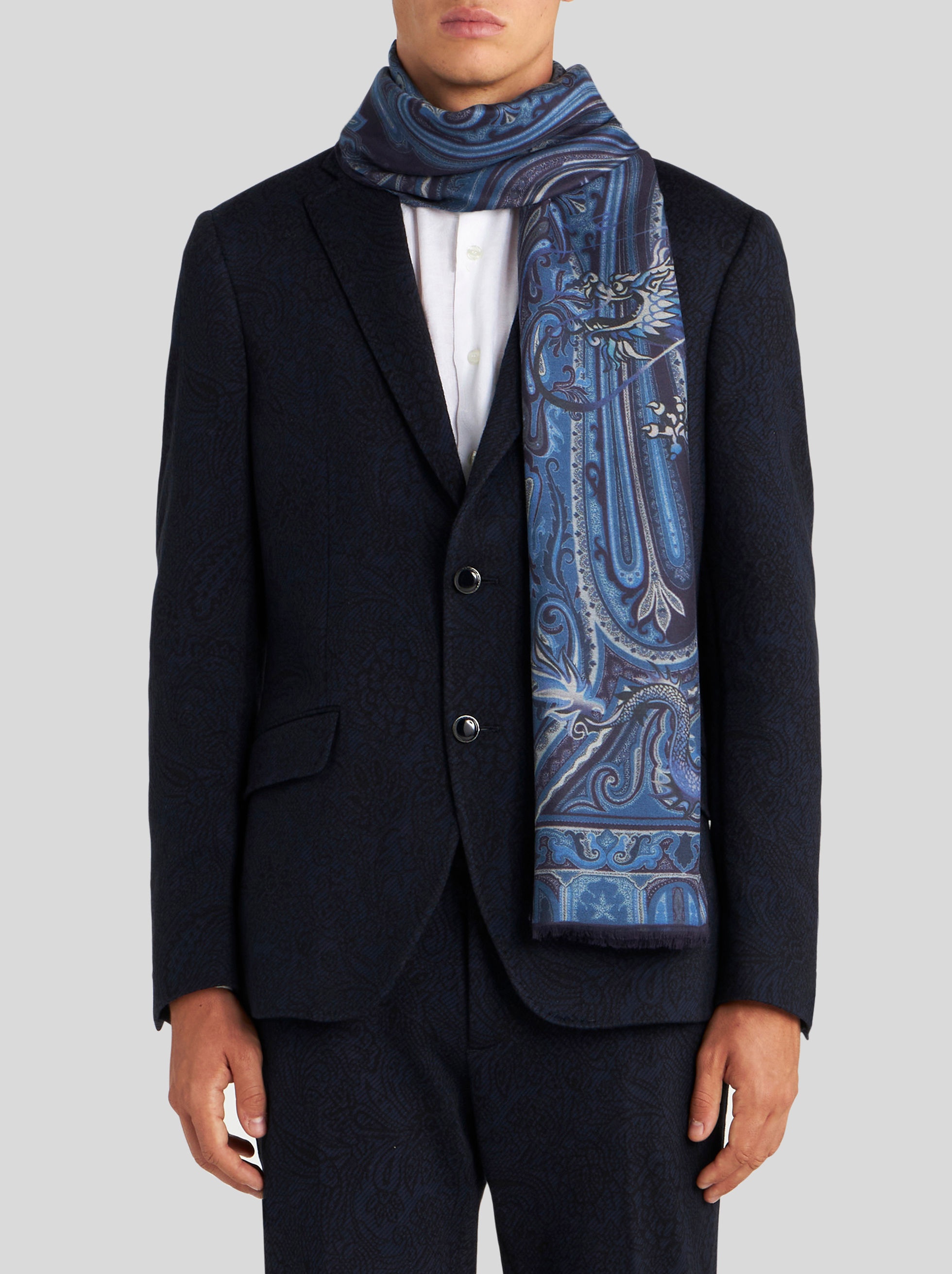 PAISLEY PATTERN SCARF - 2