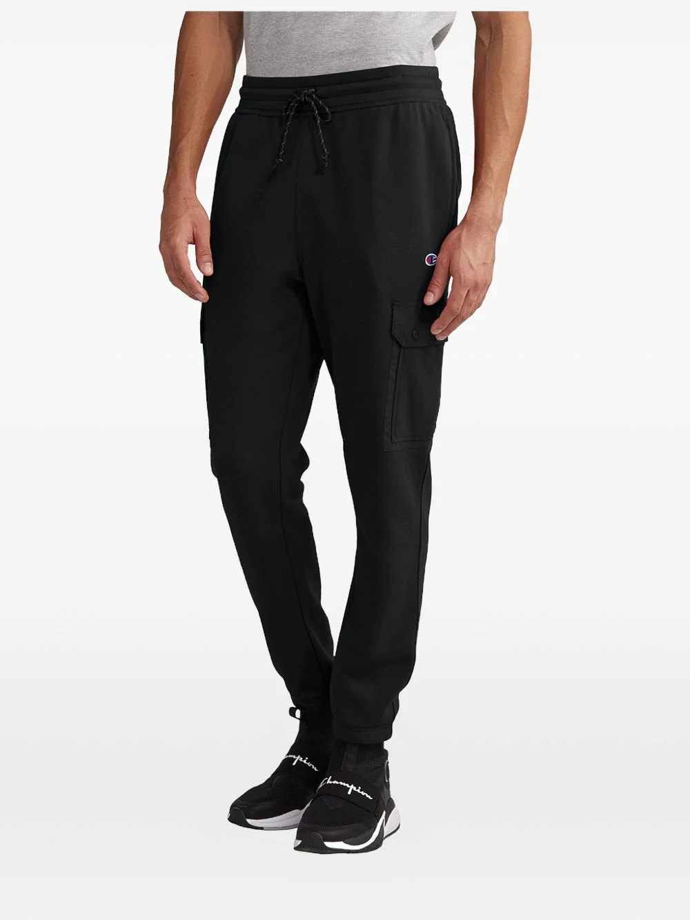 cargo-pocket track pants - 1