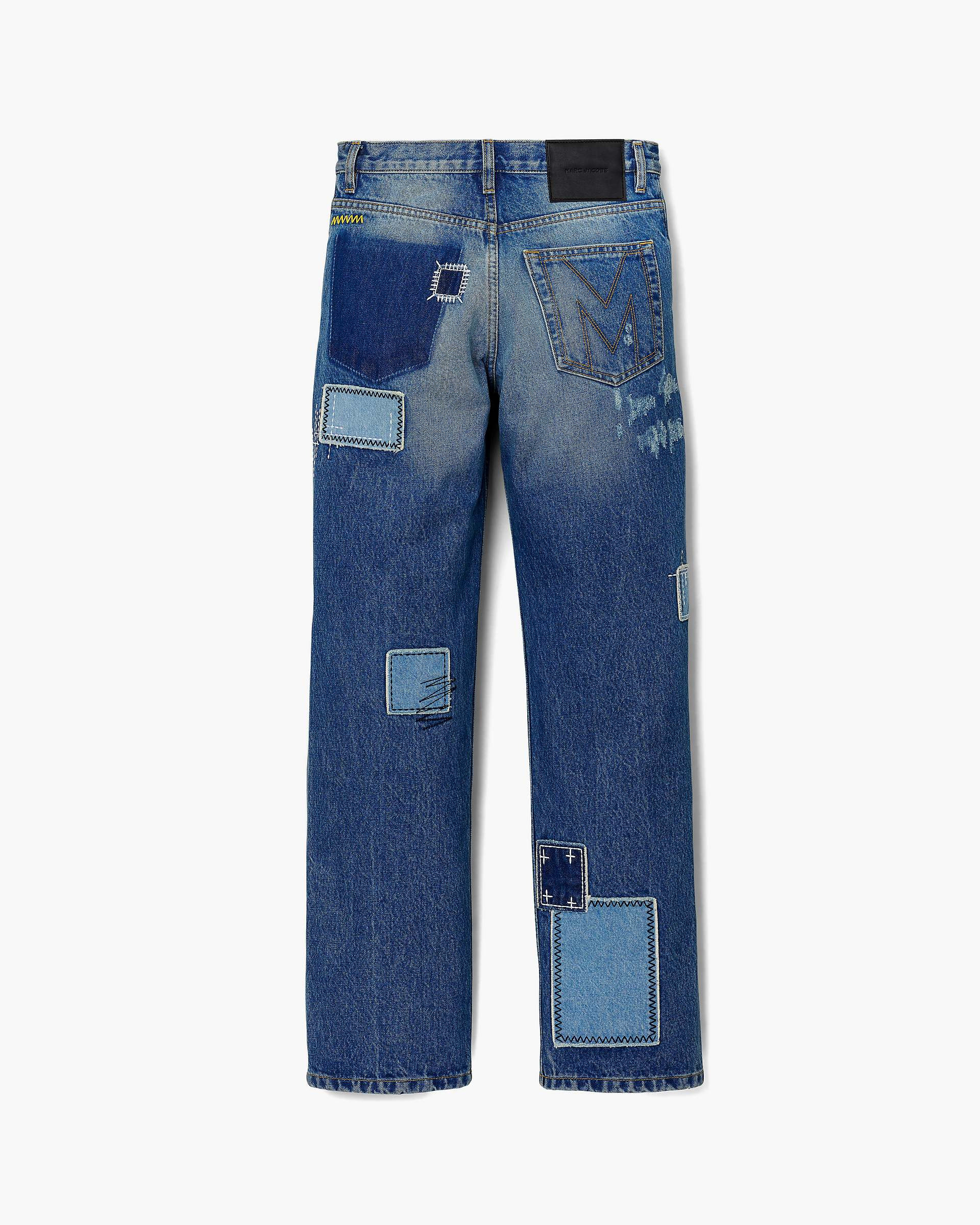 PATCHWORK STRAIGHT JEAN - 5